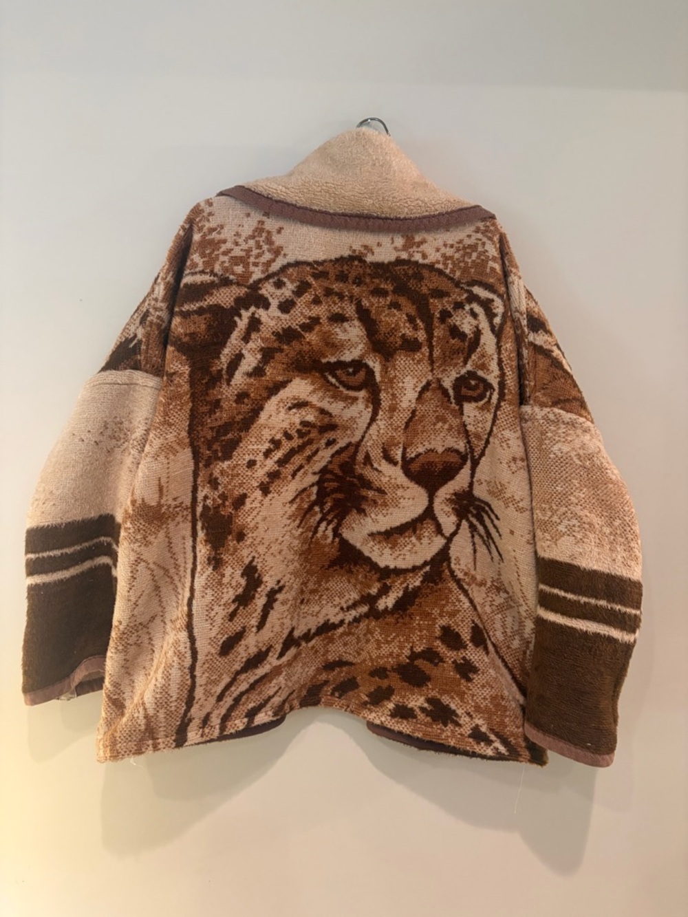 Handmade Leopard Fleece Jacket